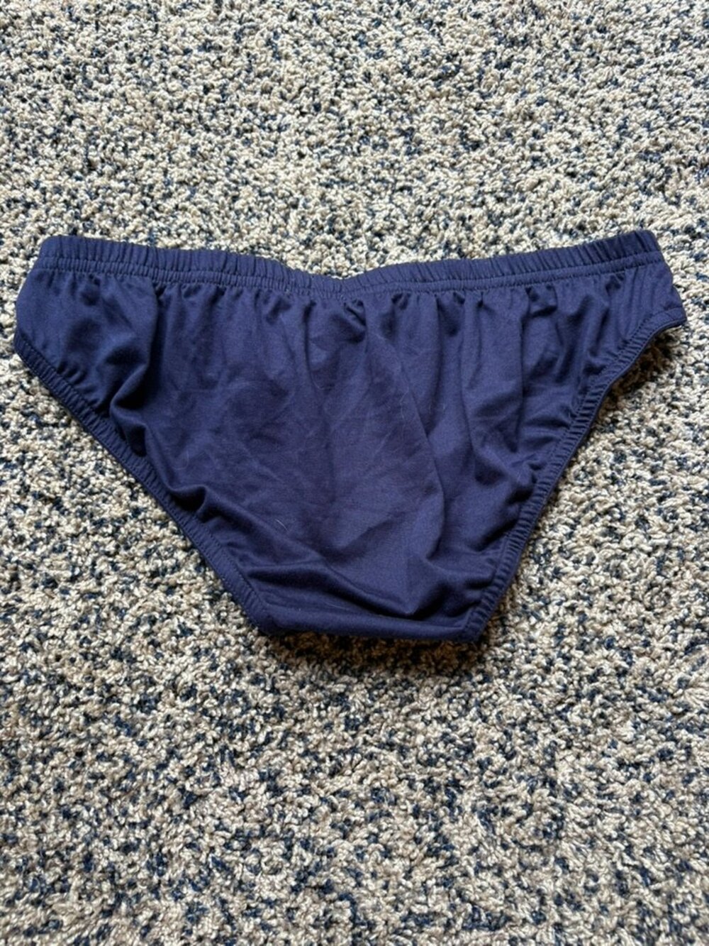 N2N Bodywear "Winter Blues" Men's Contour Brief - Navy, Large, NWT - Deadstock - Picture 2 of 3